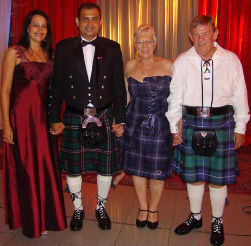 Renata, Hamilton, Betty and Ronnie Scotland